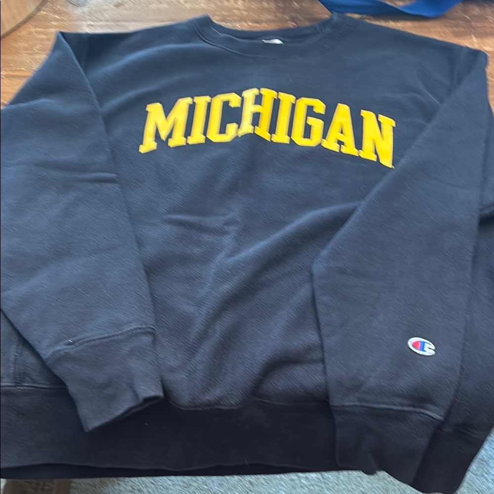 Champion University of Michigan Crewneck Sweatshirt